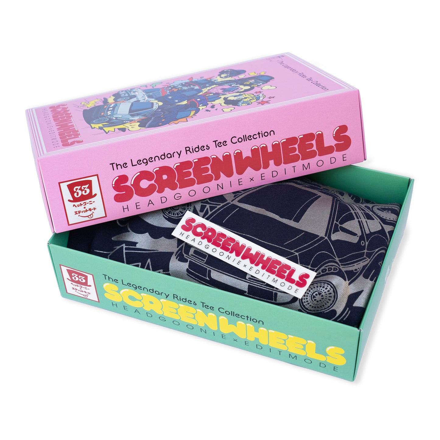 SCREEN WHEELS Tシャツ(ビッグシルエット)