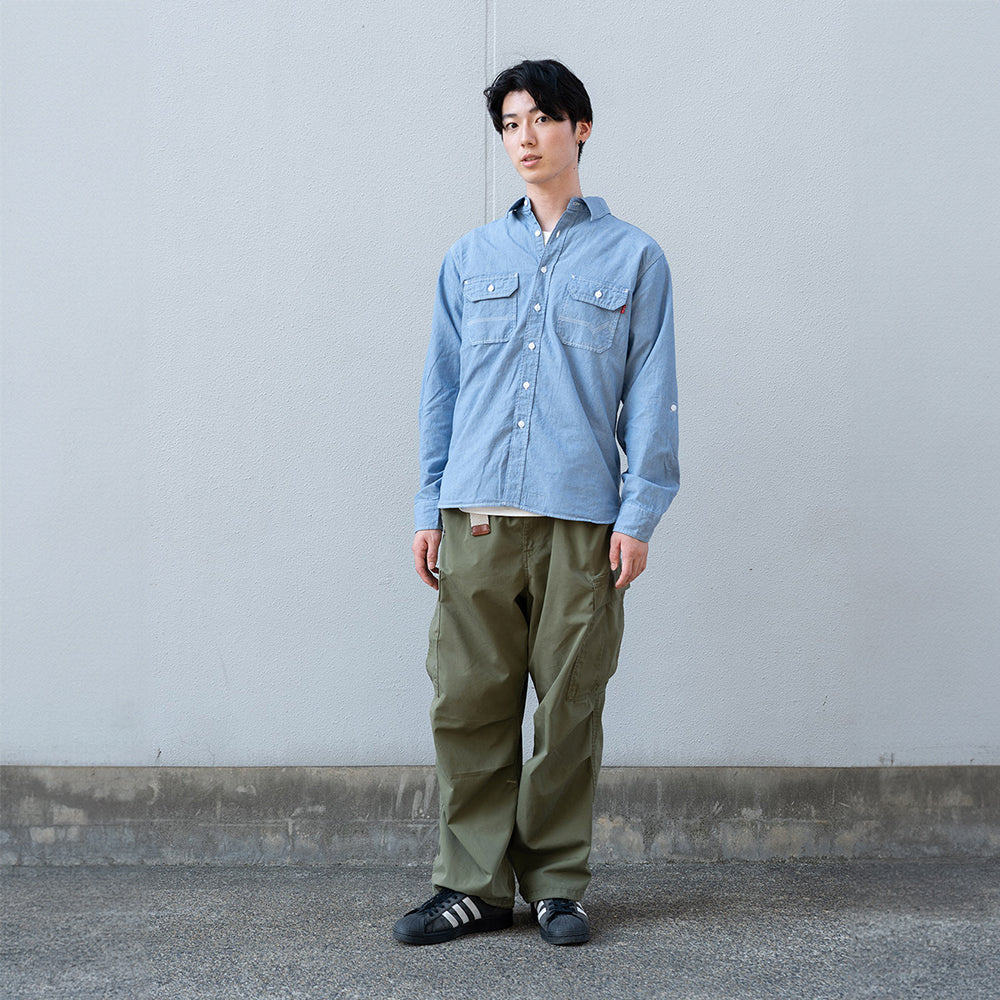 EDITMODE シャンブレーシャツ(長袖)