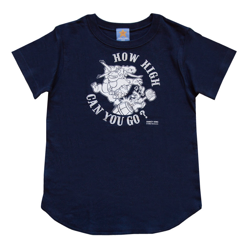 希少　スーパードンキーコング　非売品Tシャツ　フリーサイズ 当時物 希少 スーパードンキーコング Tシャツ キッズサイズ