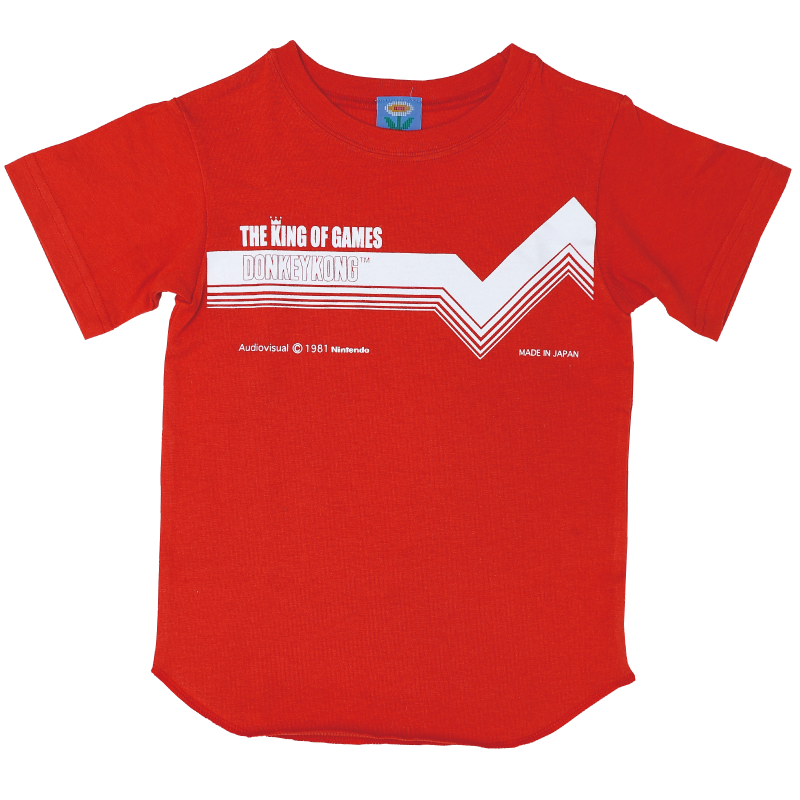 希少　スーパードンキーコング　非売品Tシャツ　フリーサイズ 当時物 希少 スーパードンキーコング Tシャツ キッズサイズ