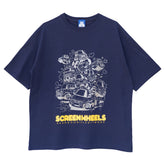 SCREEN WHEELS Tシャツ（ビッグシルエット）