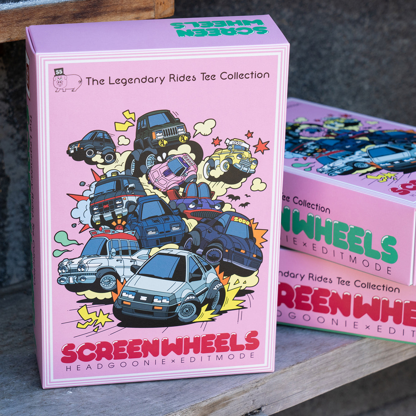 SCREEN WHEELS Tシャツ