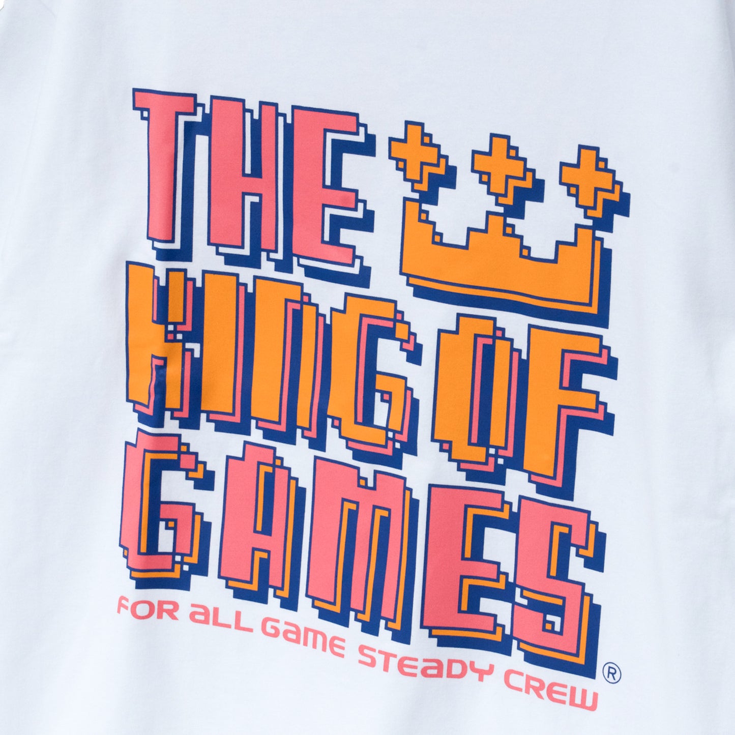 THE KING OF GAMES ロゴ Tシャツ Color Ver.（ビッグシルエット）