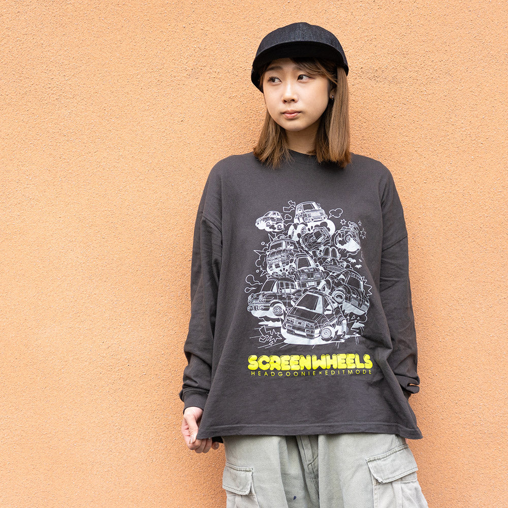 SCREEN WHEELS ロンT（ビッグシルエット）