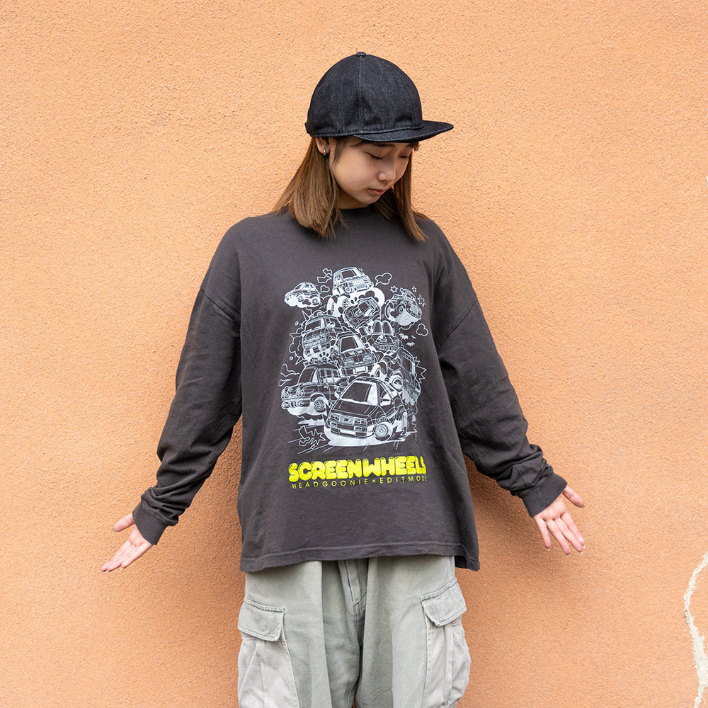 SCREEN WHEELS ロンT（ビッグシルエット）