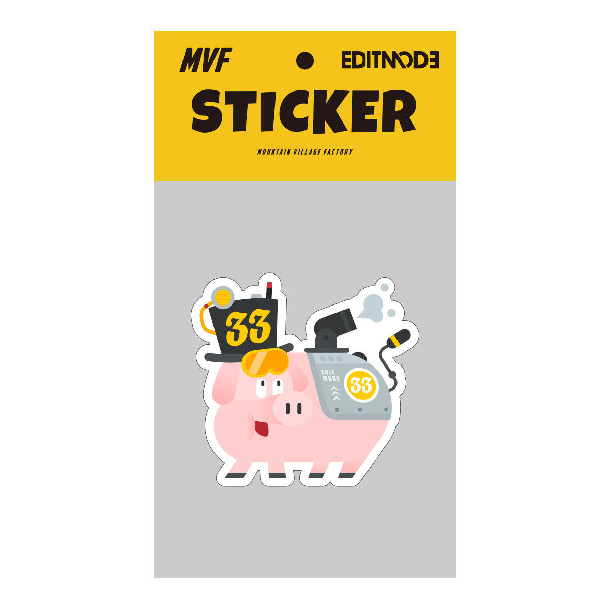 MVF × EDITMODE コラボステッカー