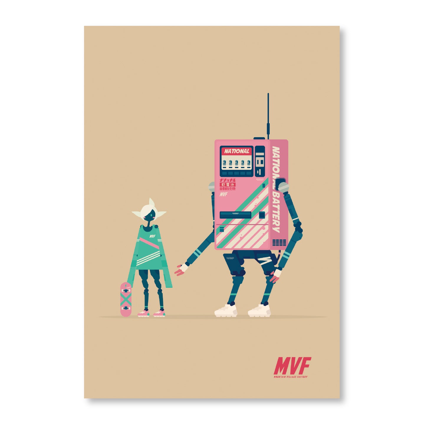 MVF / ポストカード + ステッカーセット