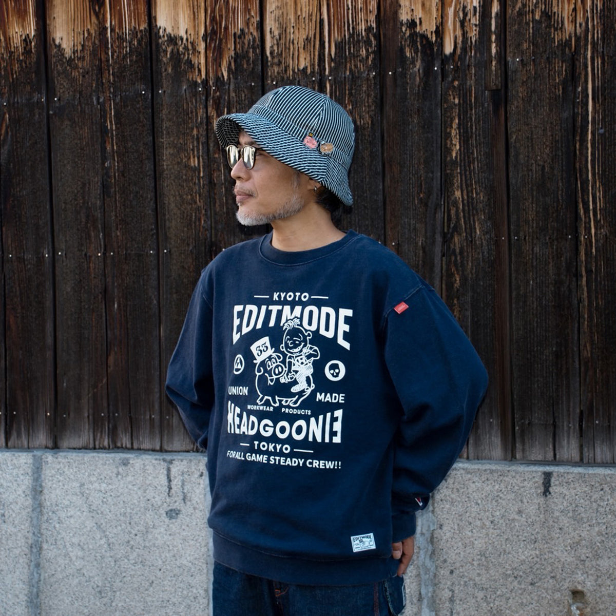 HEADGOONIE×EDITMODE "GOOD FRIENDS"スウェット