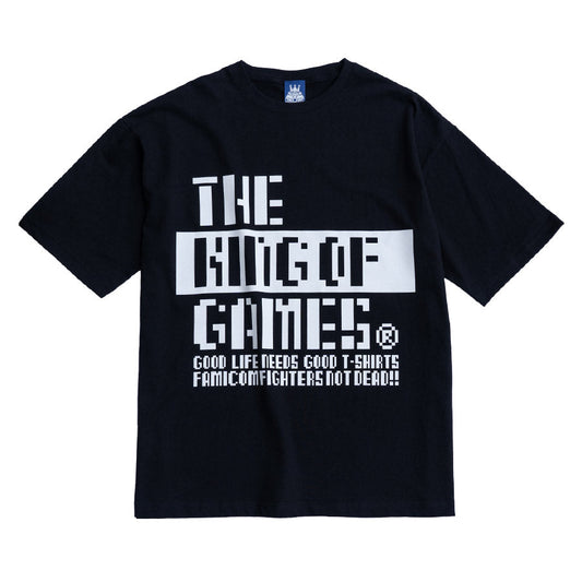 THE KING OF GAMES ロゴTシャツ BW（ビッグシルエット）