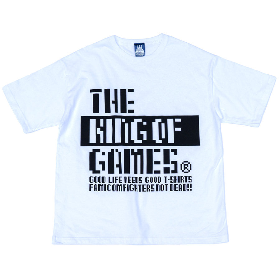 THE KING OF GAMES ロゴTシャツ BW（ビッグシルエット）