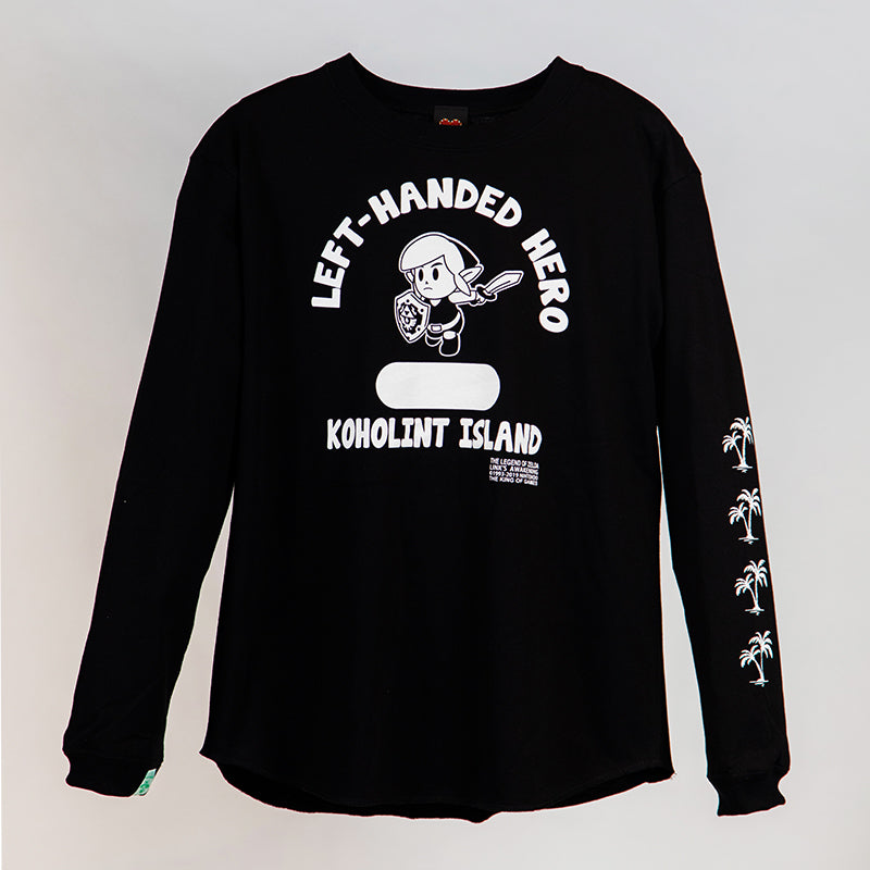 ゼルダの伝説 夢をみる島 / LEFT HANDED HERO2 / LONG SLEEVE-T-SHIRT